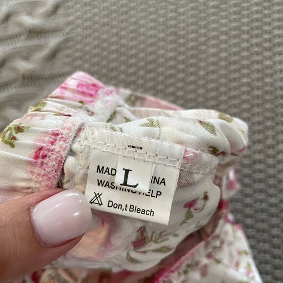 Posh Peanut Ruffled Floral Bummie ~ L - Picture 4 of 8